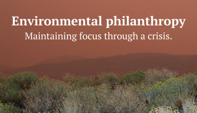 environmental philanthropy