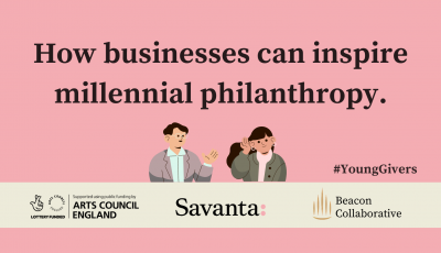 millennial philanthropy one-pager for business